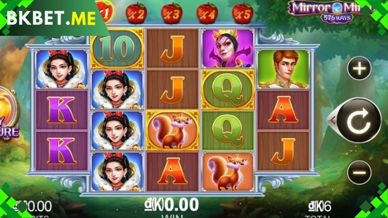 Explosão do jackpot Mirror Mirror na BKBET